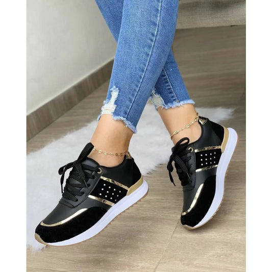 Ortho Pied-Sneakers Women-Femmes Chaussures confortables et élégantes avec un soutien réglable pour tout le monde