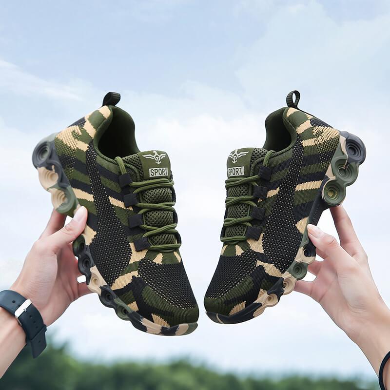 Sophie - Baskets confortables et stylées pour femme en camouflage respirant