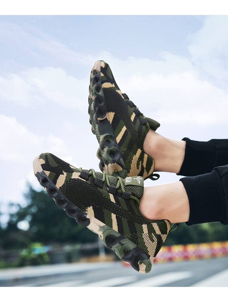 Sophie - Baskets confortables et stylées pour femme en camouflage respirant