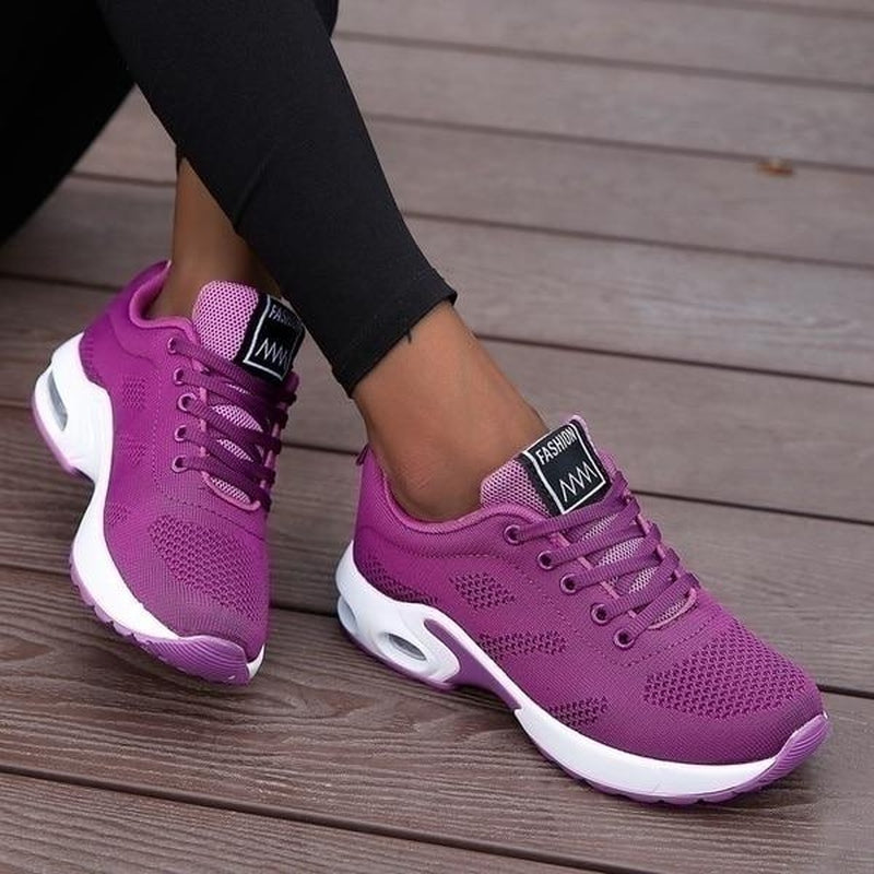 Sophie - Chaussures de course confortables en violet pour femme