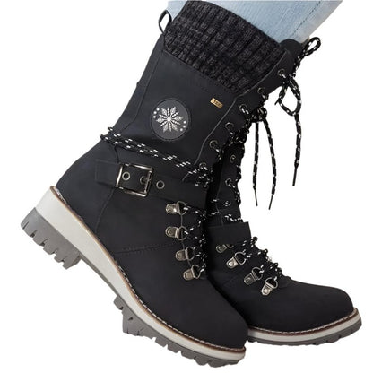 Ortho Pied-Women Boots-Bottes d’hiver confortables et chaudes pour femmes avec semelle antidérapante