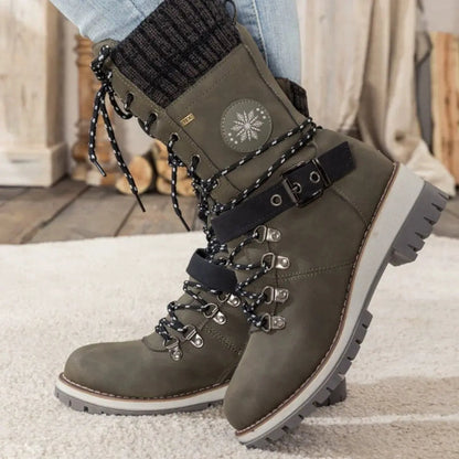 Ortho Pied-Women Boots-Bottes d’hiver confortables et chaudes pour femmes avec semelle antidérapante