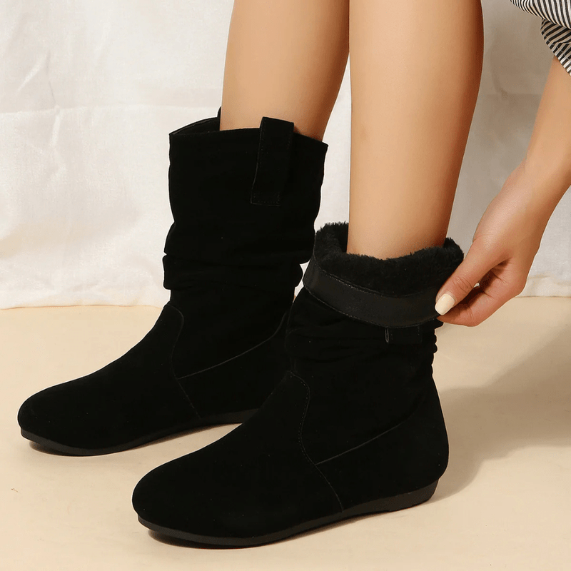 Ortho Pied-Women Boots-Bottes d'hiver élégantes pour femme avec style polyvalent