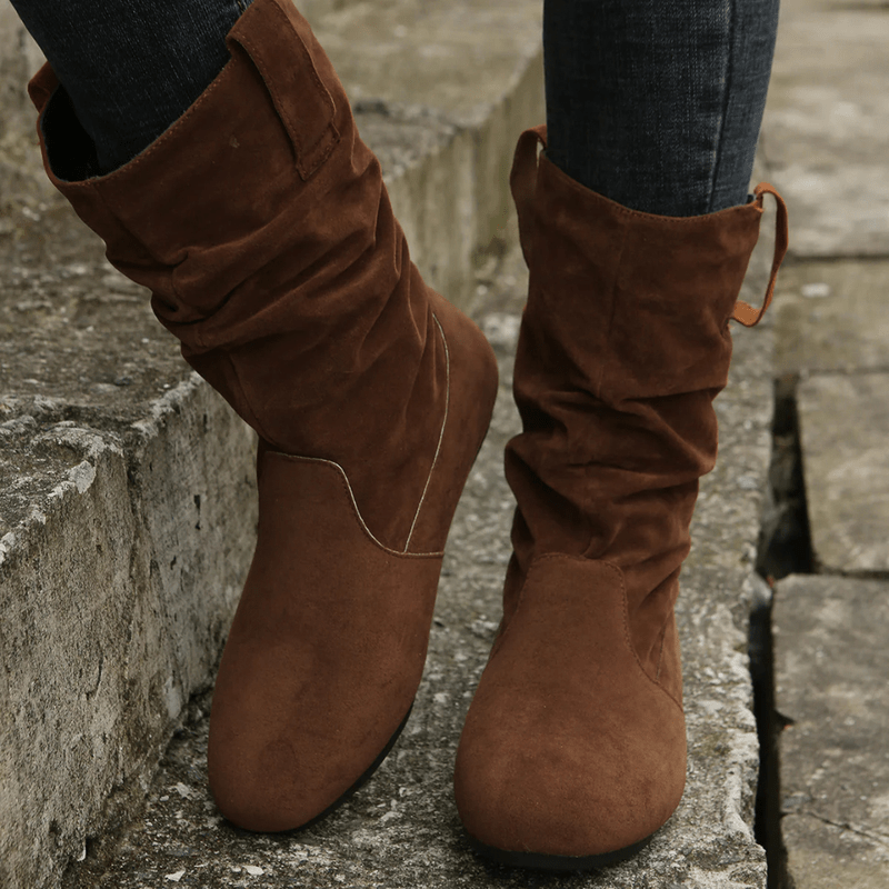 Ortho Pied-Women Boots-Bottes d'hiver élégantes pour femme avec style polyvalent