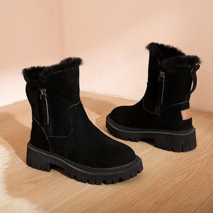 Ortho Pied-Women Boots-Bottines de neige élégantes et isolantes pour femme