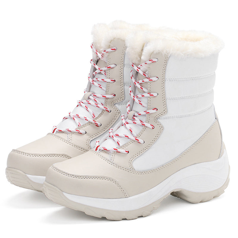 Ortho Pied-Women Boots-Bottines de neige élégantes pour femme avec semelles antidérapantes