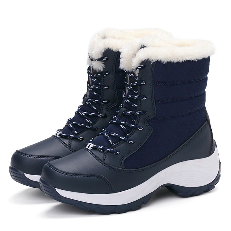 Ortho Pied-Women Boots-Bottines de neige élégantes pour femme avec semelles antidérapantes