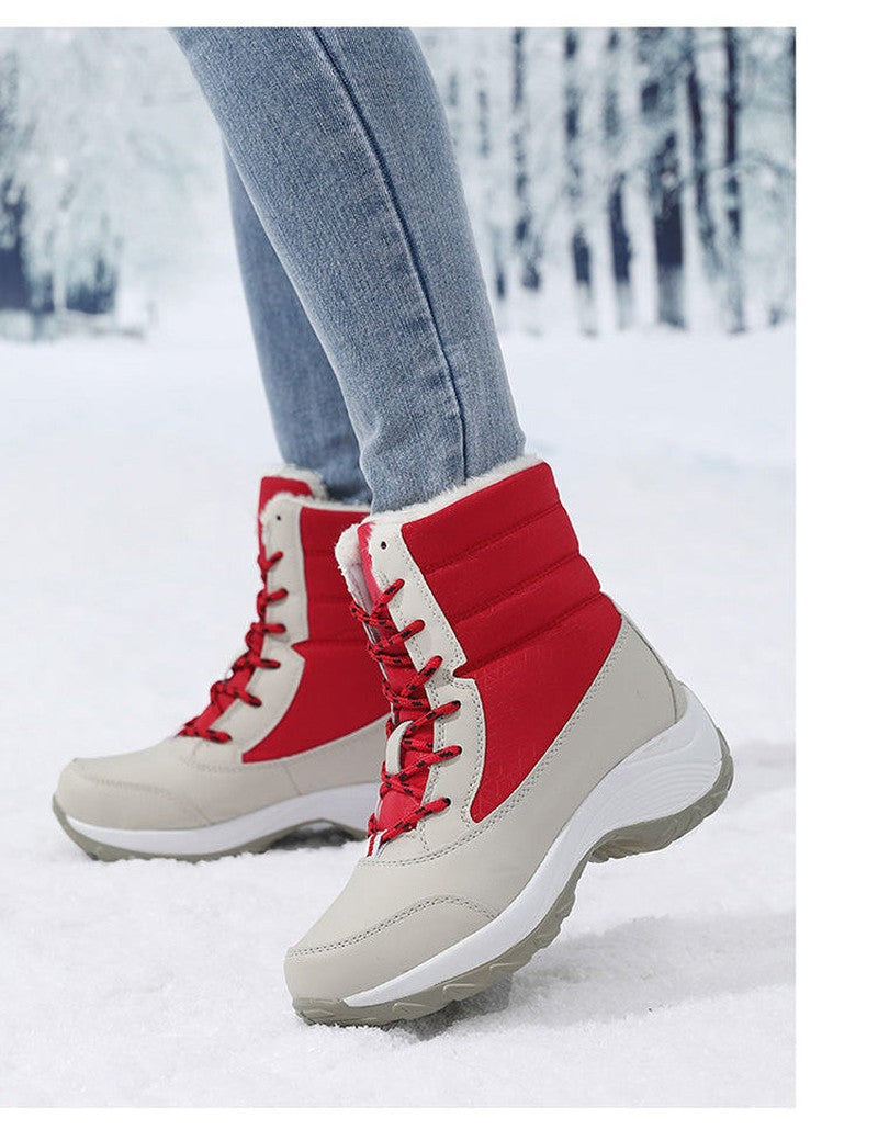 Ortho Pied-Women Boots-Bottines de neige élégantes pour femme avec semelles antidérapantes