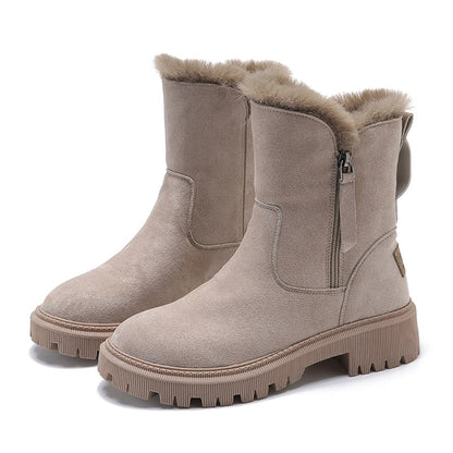 Ortho Pied-Women Boots-Bottines de neige élégantes et isolantes pour femme