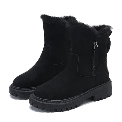 Ortho Pied-Women Boots-Bottines de neige élégantes et isolantes pour femme