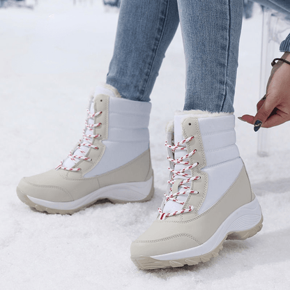 Ortho Pied-Women Boots-Bottines de neige élégantes pour femme avec semelles antidérapantes