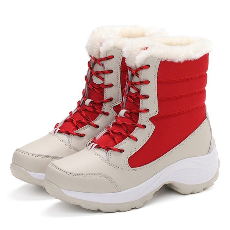 Ortho Pied-Women Boots-Bottines de neige élégantes pour femme avec semelles antidérapantes