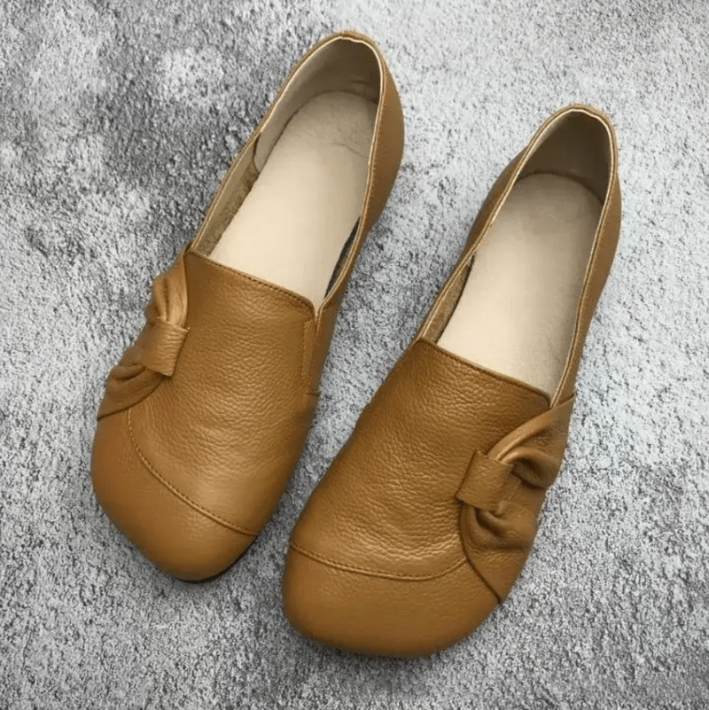 Ortho Pied-Women Shoes-Chaussures en cuir élégantes et confortables pour femmes